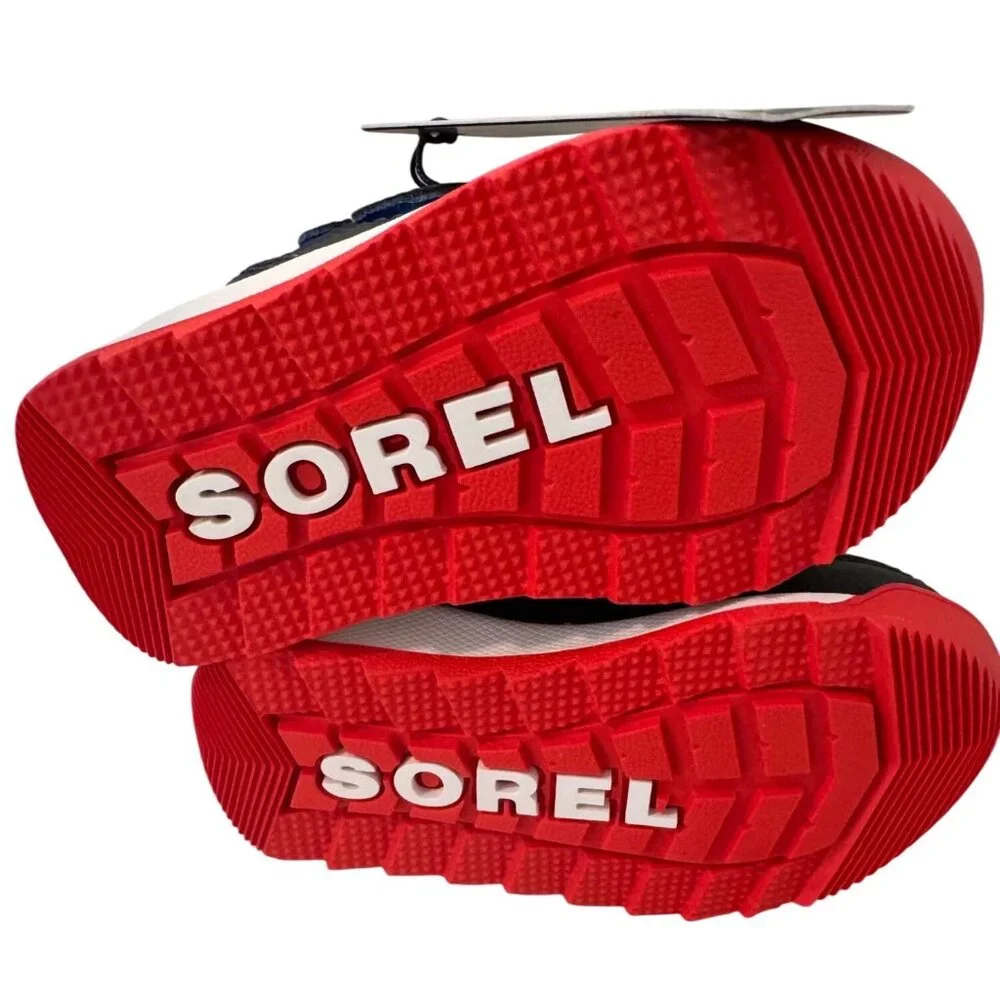 Sorel Toddler Whitney II Strap Size 5 Infant Jet Poppy Red NWB